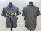 Men's San Diego Padres Blank Grey Gridiron Cool Base Stitched Baseball Jersey,baseball caps,new era cap wholesale,wholesale hats